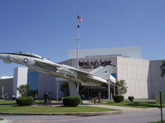 157984/AJ-201 Grumman YF-14A Tomcat in front of National Naval Aviation Museum