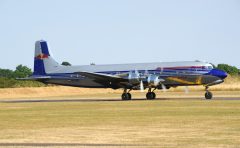 Douglas DC-6B OE-LDM Flying Bulls, Flying Legends 2018 Duxford UK 