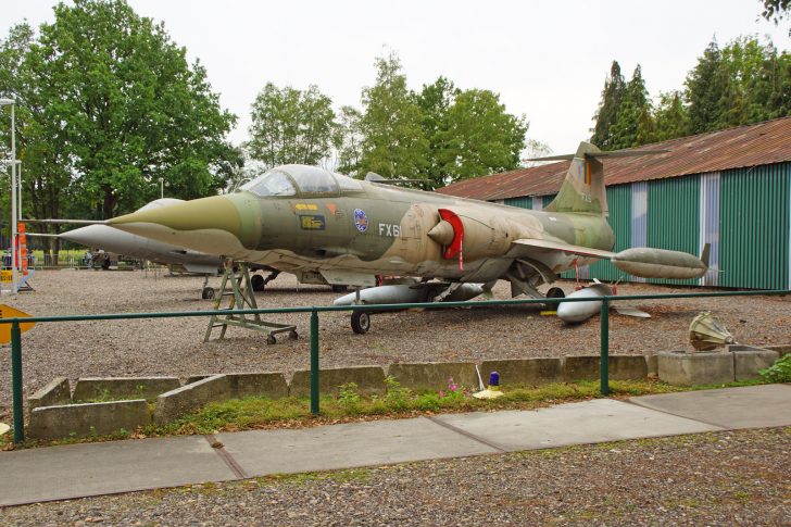 Lockheed F-104G Starfighter FX61 Belgian Air Force, Tiger Air Force Museum, Kleine Brogel, Belgium