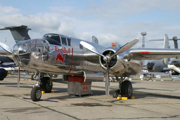 North American B-25J Mitchell N6123C Flying Bulls, Hangar-7, Salzburg Austria | Rob Vogelaar