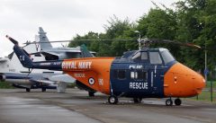 Westland Whirlwind HAR.3 XG576/590-CU Royal Navy is ex P.s. Aero B.V. Baarlo. Since May 2018 in Paal, Belgium