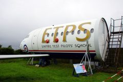 BAC 111-479FU One-Eleven (nose) ZE432 ETPS RAF, Bournemouth Aviation Museum