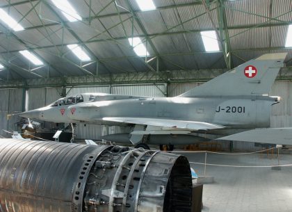 Dassault Mirage 3BS J-2001 Swiss Air Force, Musée Européen de l’Aviation de Chasse Montelimar