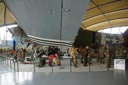 Douglas C-47B Dakota display Airborne Museum Sainte-Mère-Église | picture Rob Vogelaar