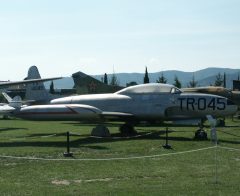 Lockheed T-33AN 14045 TR-045 Greece Air Force in French colours, Musée Européen de l’Aviation de Chasse Montelimar