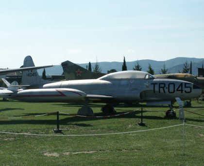 Lockheed T-33AN 14045 TR-045 Greece Air Force in French colours, Musée Européen de l’Aviation de Chasse Montelimar