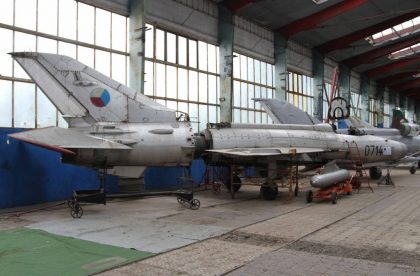 Mikoyan-Gurevich MiG-21F-13 0714 Czech Air Force, Letecké Muzeum Koněšín (Olomouc)