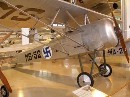 Morane-Saulnier MS-50C MS-52 Finnish Air Force, Keski-Suomen Ilmailumuseo, Aviation Museum of Central Finland, Tikkakoski