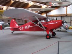 Piper PA-16 Clipper OY-AKM Danmarks Flymuseum Stauning