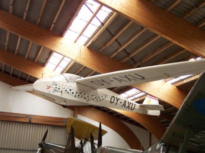 Scheibe Spatz B OY-AXU Danmarks Flymuseum