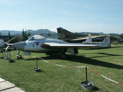 de Havilland Vampire FB.6 J-1142 Swiss Air Force, Musée Européen de l’Aviation de Chasse Montelimar