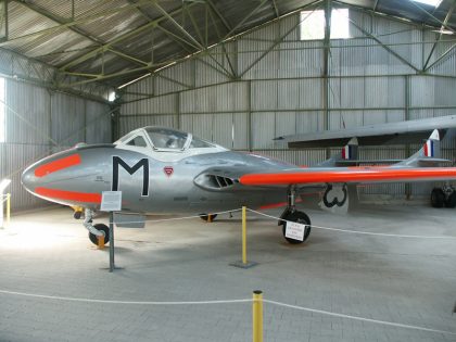 de Havilland Vampire T.11 XD613/M Royal Air Force, Musée Européen de l’Aviation de Chasse Montelimar