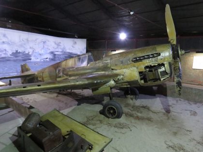 Curtiss P-40L Warhawk 42-10857/X-4 USAAF, Piana delle Orme Museum, Borgo Faiti, Latina, Italy.