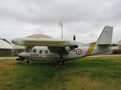 Piaggio P166DL3 MM25178/GF-08 Italian Ministry of Finance, Piana delle Orme Museum, Borgo Faiti, Latina, Italy.