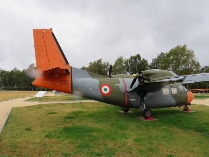 Piaggio P166ML1 MM61882 Italian Air Force, Piana delle Orme Museum, Borgo Faiti, Latina, Italy.