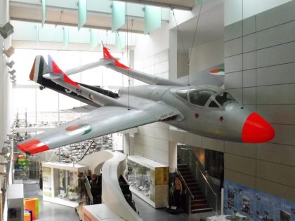 de Havilland Vampire T.11 198 Irish Air Corps in National Museum of Ireland