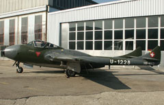 de Havilland Vampire T.55 HB-RVJ/U-1228