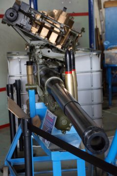 20mm Hispano cannon, de Havilland Aircraft Museum, Salisbury Hall, London Colney, UK | Rob Vogelaar