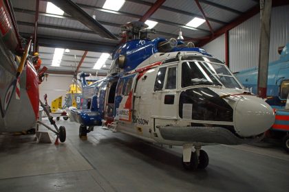 Aerospatiale AS332L Super Puma G-TIGE Bristow Helicopters, The Helicopter Museum