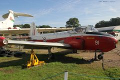 BAC Jet Provost T.3A XN586 CF-91 RAF, Brooklands Museum, Weybridge UK