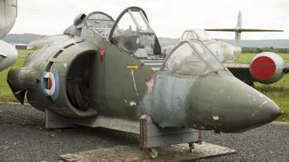 Hawker Siddeley Harrier T.2 (cockpit) XW264 RAF, Jet Age Museum