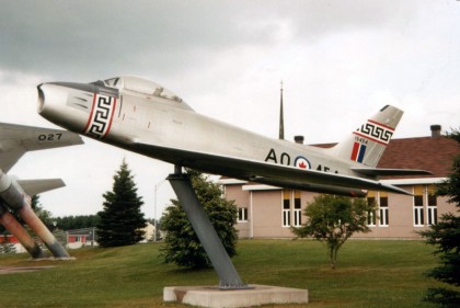 Canadair CF-86B Sabre 6 19454/AO-454 Royal Canadian Air Force, Musée de la Défence Aérrienne de Bagotville