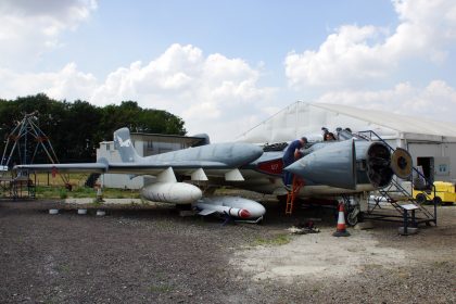 DH110 Sea Vixen FAW.2 XJ565/E/127 Royal Navy, de Havilland Aircraft Museum, Salisbury Hall, London Colney, UK