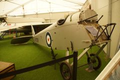 DH53 Humming Bird (fuselage) J-7326 RAF, de Havilland Aircraft Museum, Salisbury Hall, London Colney, UK