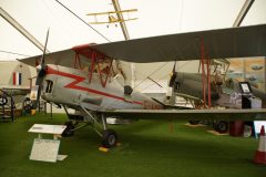 DH82A Tiger Moth G-ANRX, Crop spraying configuration, de Havilland Aircraft Museum