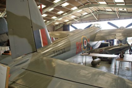 DH98 Mosquito TT.35 TA634/8K-K RAF, de Havilland Aircraft Museum, Salisbury Hall, London Colney, UK