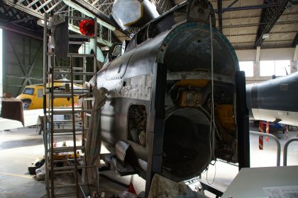 English Electric Lightning F.2A XN726 RAF, Boscombe Down Aviation Collection, Old Sarum UK