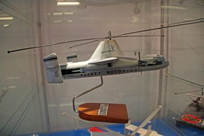 Fairey Rotordyne model, The Helicopter Museum Weston-super-Mare