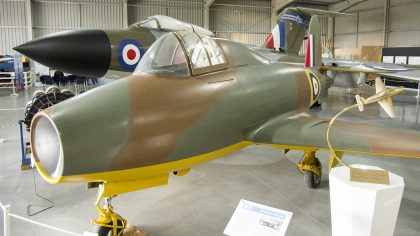 Gloster E28 39 (replica) W4041 RAF, Jet Age Museum