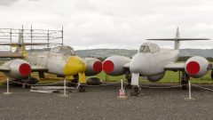 Gloster Meteor T.7 WF784 and VW453 RAF Jet Age Museum