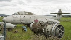 Gloster Meteor T.7 WL349 RAF, Jet Age Museum