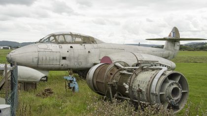 Gloster Meteor T.7 WL349 RAF, Jet Age Museum