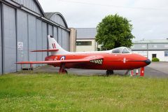 Hawker Hunter F.6A XF375 6 ETPS RAF, Boscombe Down Aviation Collection, Old Sarum UK