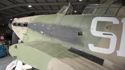 Hawker Hurricane (replica) V6799 SD-X, Jet Age Museum