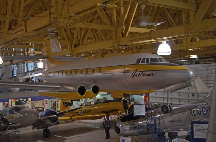 Jetliner model, The Hangar Flight Museum. Formerly the Aero Space Museum of Calgary