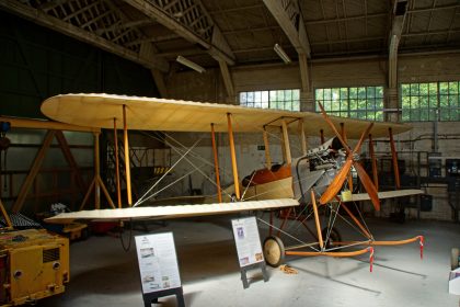 Royal Aircraft Factory B.E.2 2783 RAF, Boscombe Down Aviation Collection, Old Sarum UK