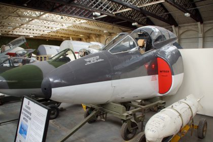 Supermarine 544 Scimitar WT859 Royal Navy, Boscombe Down Aviation Collection, Old Sarum UK