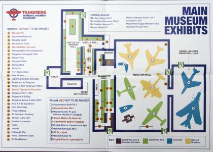 Tangmere Military Aviation Museum Map