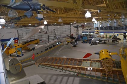 The Hangar Flight Museum. Formerly the Aero Space Museum of Calgary