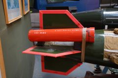 WE177 atomic weapon, Boscombe Down Aviation Collection, Old Sarum UK