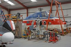 Westland Wessex Mk.60 G-ATBZ and Fairey Ultra-Light Helicopter G-OAUJ, The Helicopter Museum Weston-super-Mare