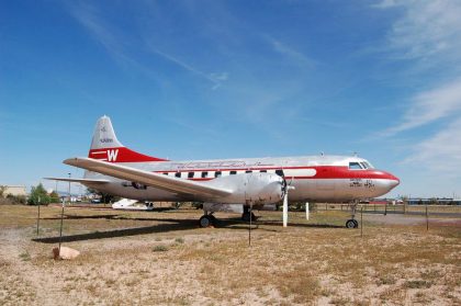 Convair 240-1 N240HH Western Airlines, Planes of Fame Air Museum, Grand Canyon Valle Airport, AZ | photo Tom Warnock