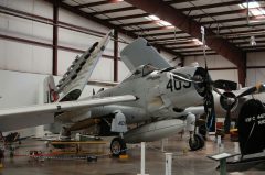 Douglas AD-4NA Skyraider N409Z 126997 JC-409 US Navy, Planes of Fame Air Museum, Grand Canyon Valle Airport, AZ