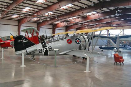 Grumman F3F-2 (G-32(replica)) N100TF 8-F-8 447 US Navy, Planes of Fame Air Museum, Grand Canyon Valle Airport, AZ