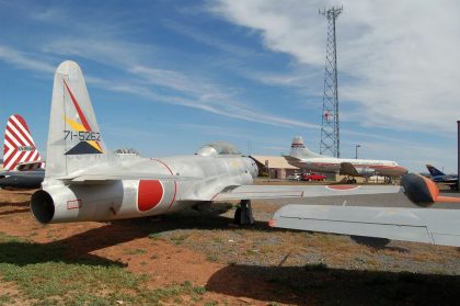 Lockheed T-33 Shooting Star 71-5262/262 Japanese Air Force, Planes of Fame Air Museum, Grand Canyon Valle Airport, AZ