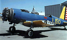 Minter Field Air Museum Vultee BT-13 Vailant N75789/150